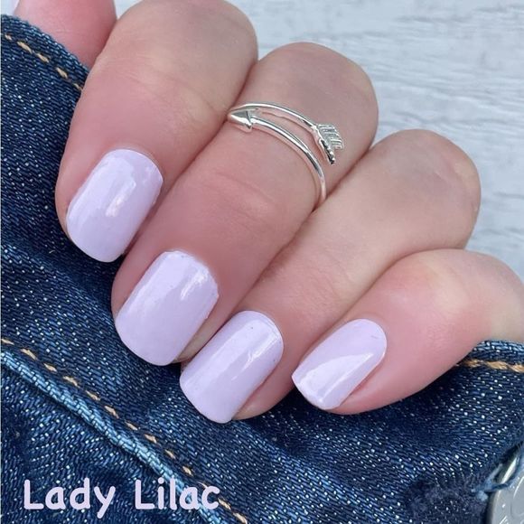 Color Street Other - #1091 Color Street | Lady Lilac , a pale lilac purple creme nail strip set